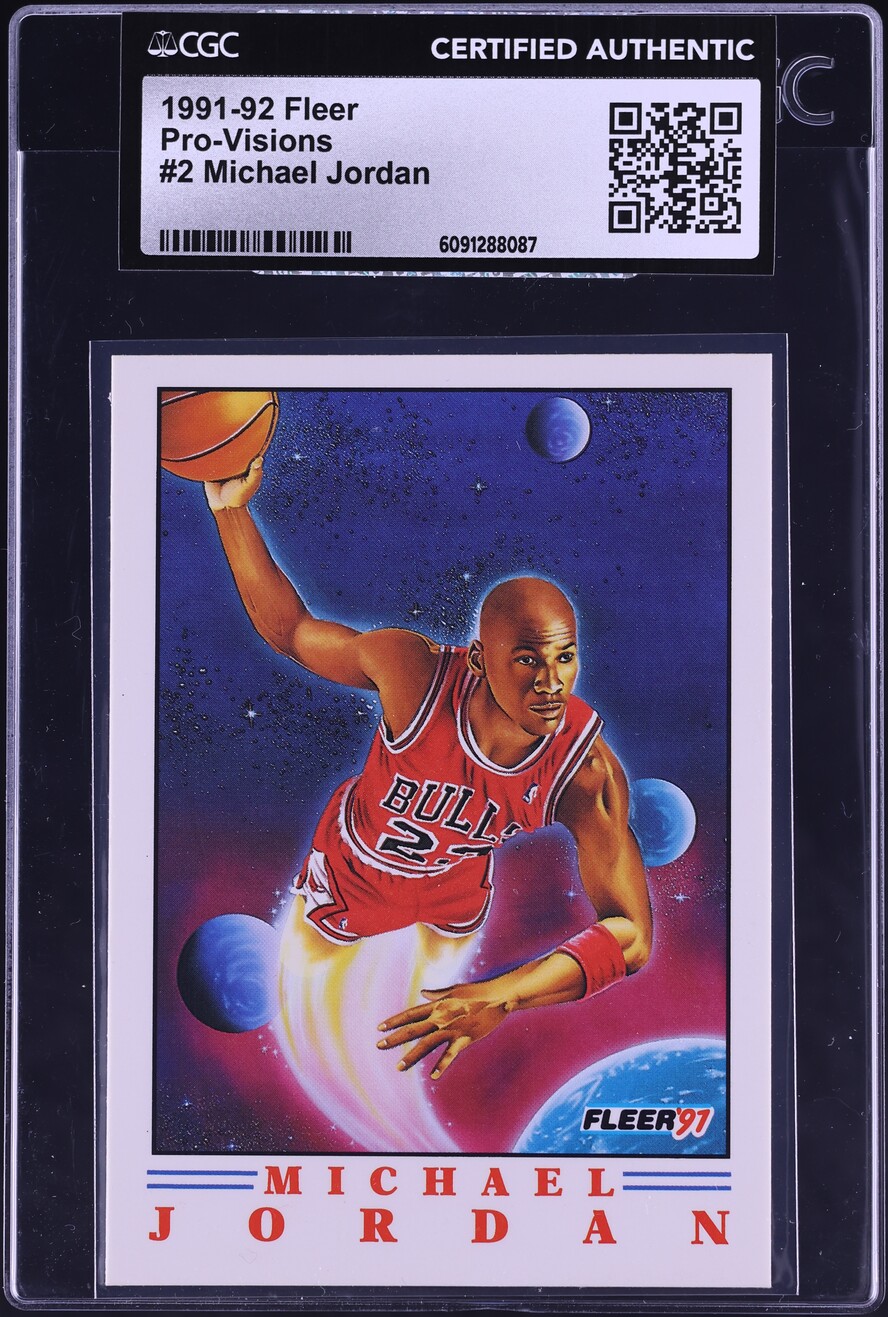 1991 Fleer Pro-Visions Michael Jordan #2 CGC AUTH