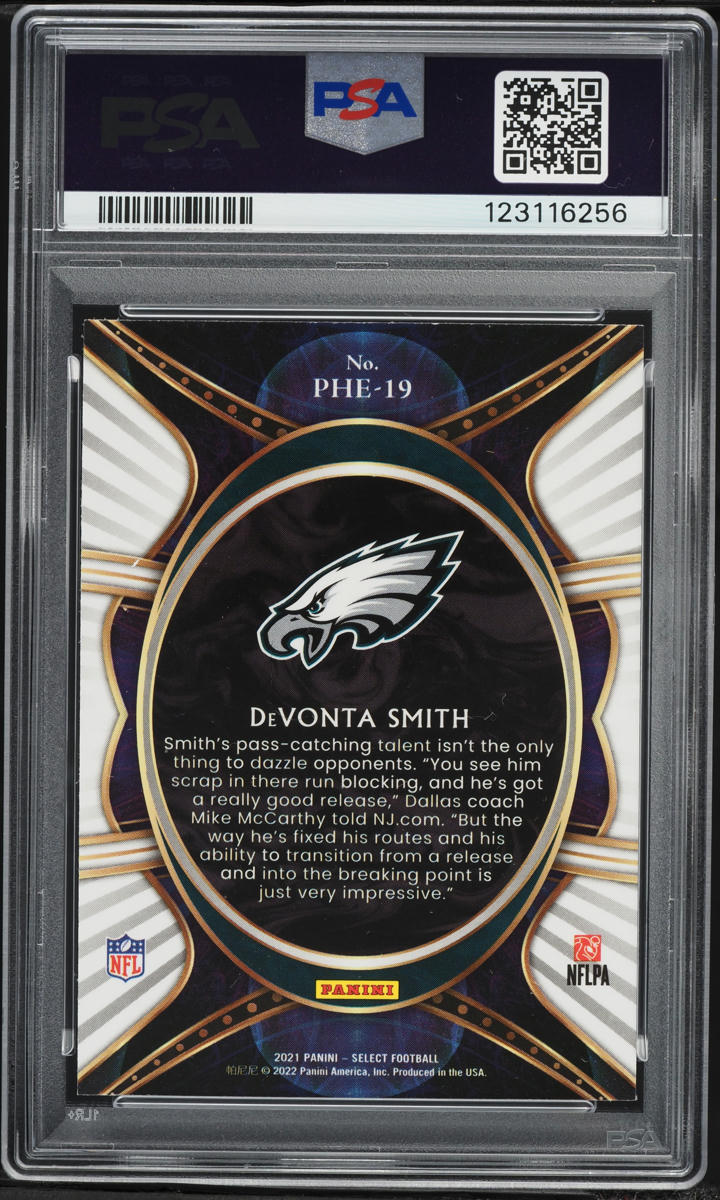 2021 Select Phenomenon DeVonta Smith ROOKIE #PHE-19 PSA 10 GEM MINT