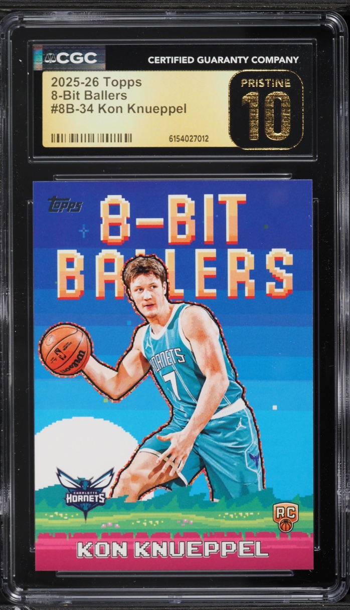 2025 Topps 8-Bit Ballers Kon Knueppel ROOKIE #8B-34 CGC 10 PRISTINE