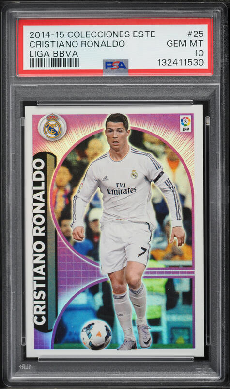Carte Cristiano Ronaldo – Real Madrid Gold Star – Mundicromo Liga 2009-10