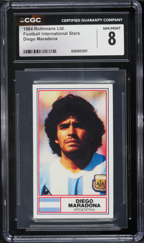 1984 Rothmans Football International Soccer Stars Diego Maradona