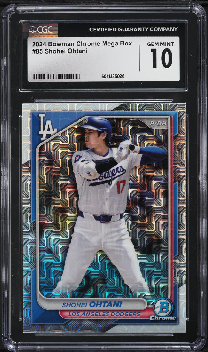 2024 Bowman Chrome Mega Box Shohei Ohtani #85 CGC 10 GEM MINT