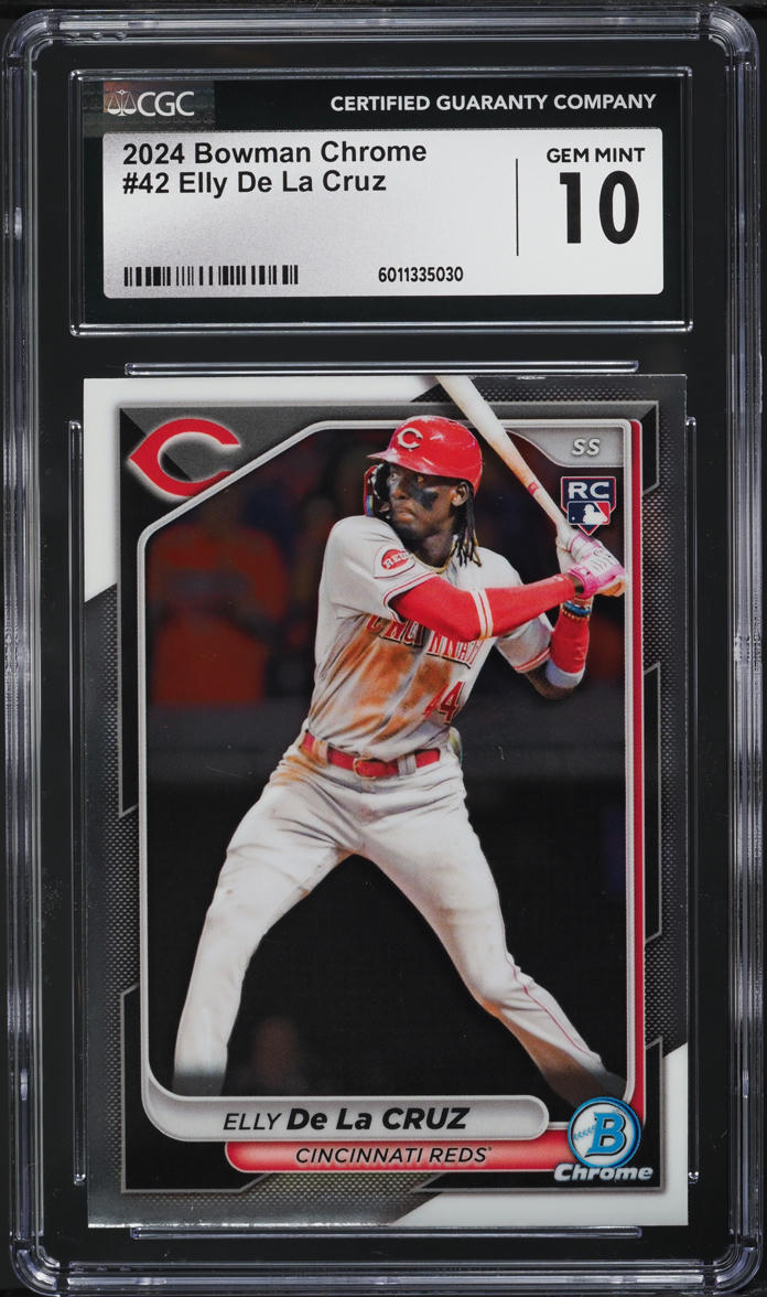 2024 Bowman Chrome Elly De La Cruz ROOKIE #42 CGC 10 GEM MINT
