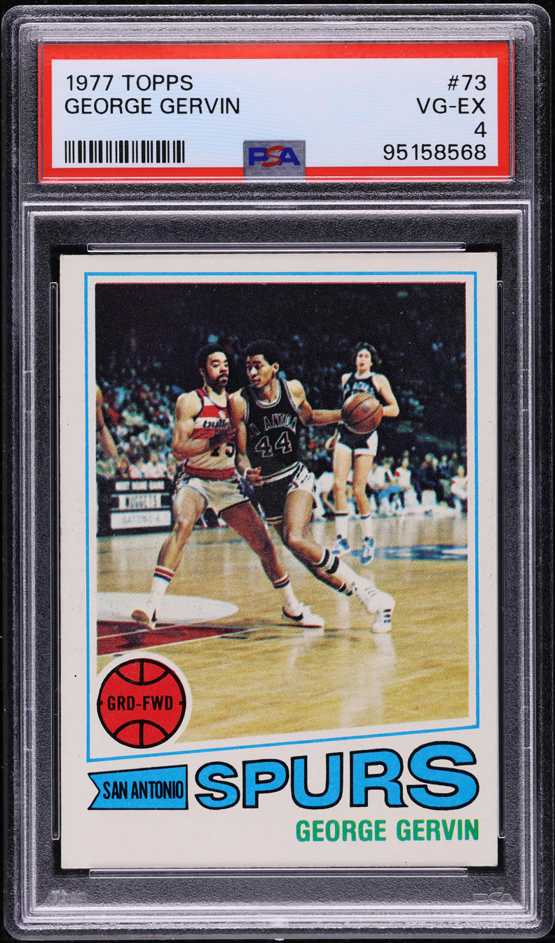 1977 Topps Basketball George Gervin #73 PSA 4 VGEX