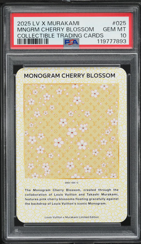 2025 LV x Murakami カラフルモノグラム トレカ　ＰＳＡ10 2025 Louis Vuitton X Murakami Collectible Louis Vuitton Girl