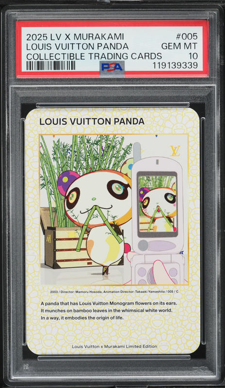 2025 LV x Murakami カラフルモノグラム トレカ　ＰＳＡ10 2025 Louis Vuitton X Murakami Collectible Louis Vuitton Girl