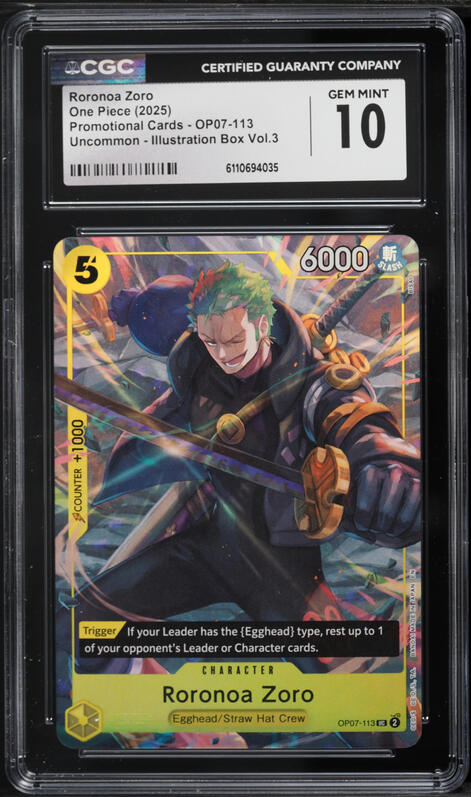 2023 One Piece Japanese Flagship Battle Winner Roronoa Zoro #OP01