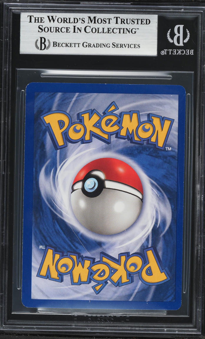1999 Pokemon Base Set 1st Edition 3D Thick Stamp Scoop Up #78 BGS 8.5 NM-MT+
