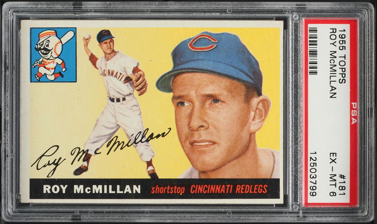 1955 Topps Roy McMillan #181 PSA 6 EXMT