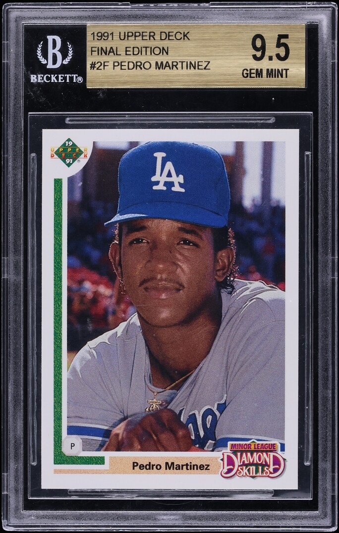 1991 Upper Deck Final Edition Pedro Martinez ROOKIE #2F BGS 9.5 GEM MINT - Photo 1
