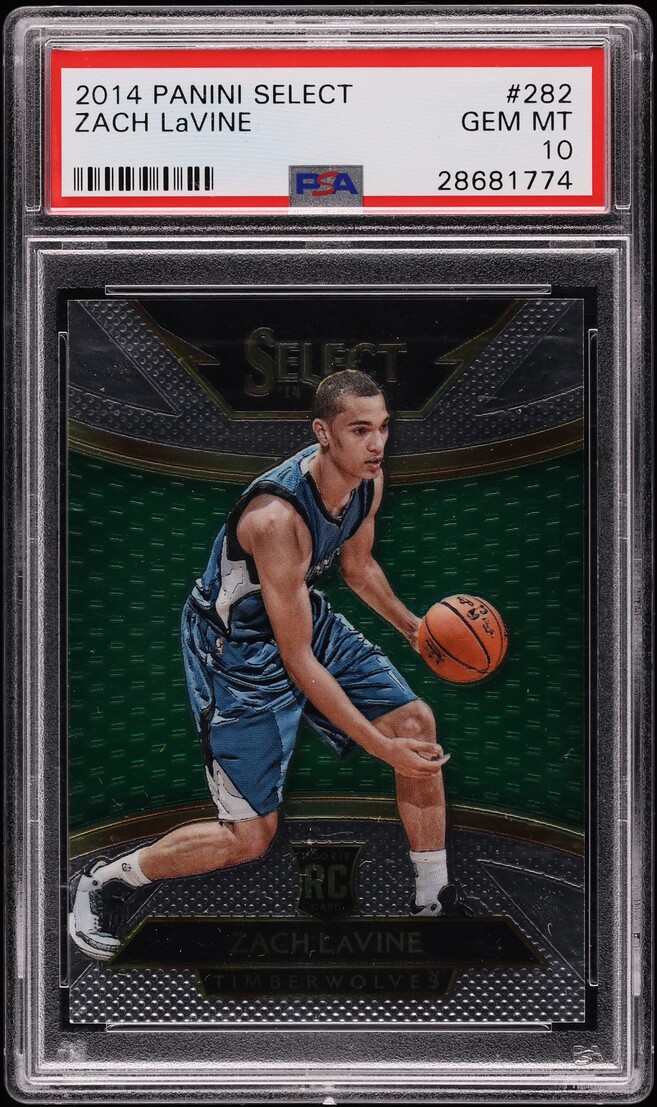 2014 Select Basketball Zach Lavine ROOKIE #282 PSA 10 GEM MINT - Photo 1