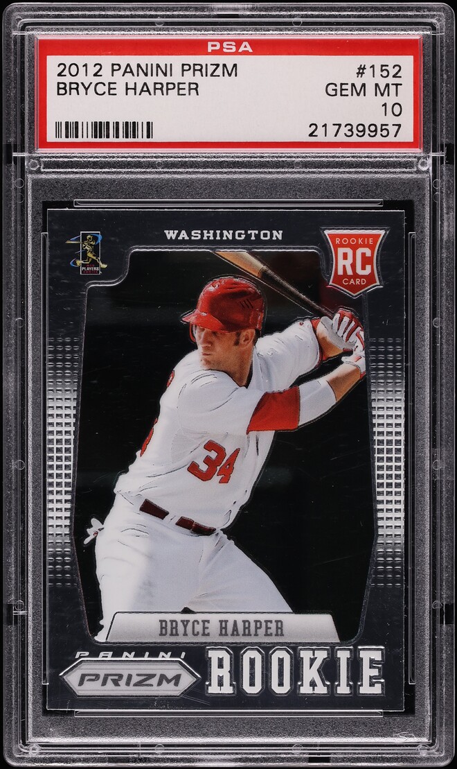2012 Panini Prizm Bryce Harper ROOKIE #152 PSA 10 GEM MINT - Photo 1