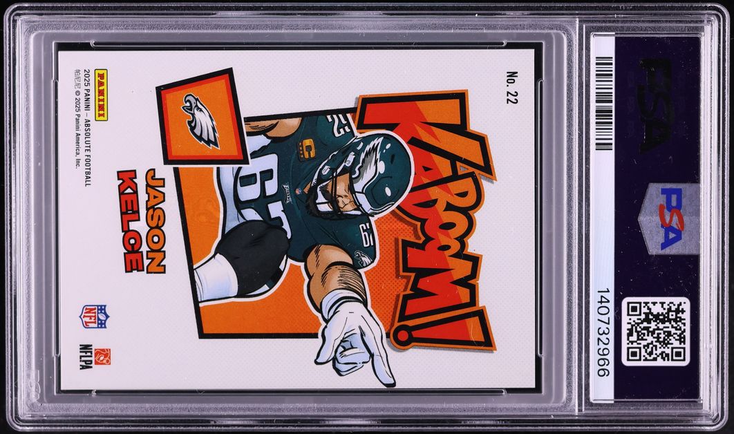 2025 Absolute Kaboom! Horizontal Jason Kelce #22 PSA 10 GEM MINT