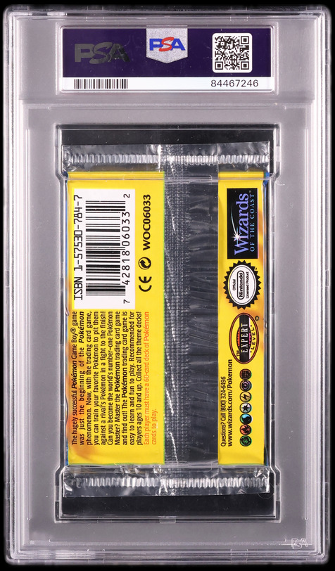1999 Pokemon Base Set Foil Pack Charizard Art PSA 9 MINT