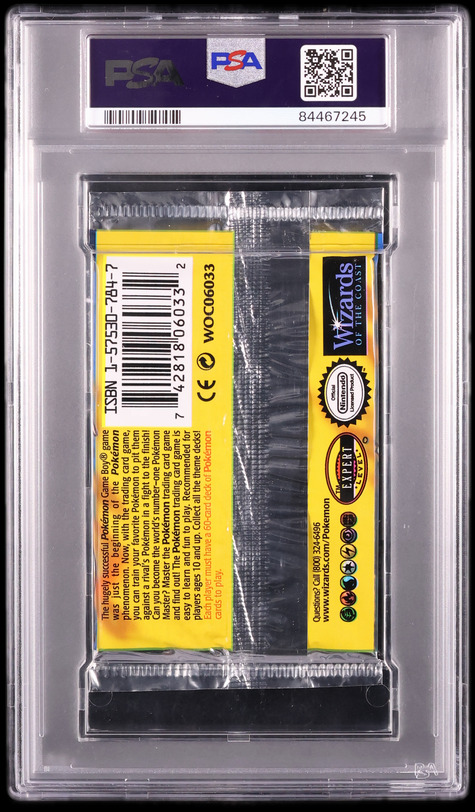 1999 Pokemon Base Set Foil Pack Charizard Art PSA 9 MINT