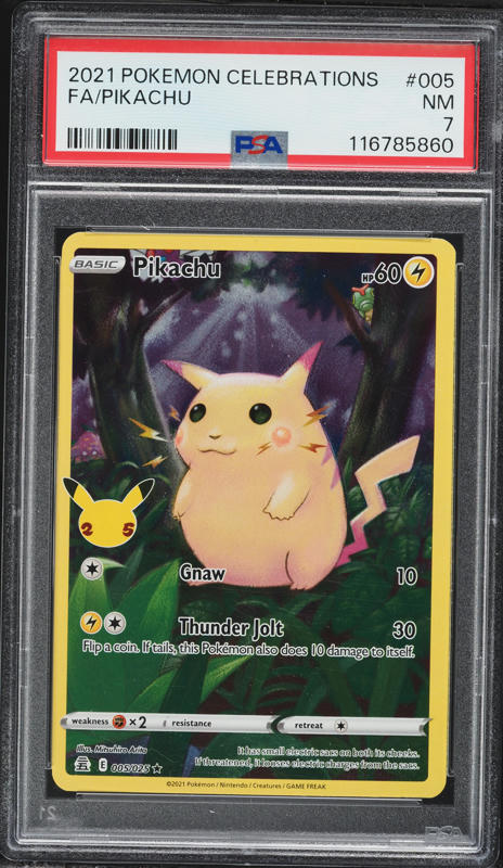 2021 Pokemon Japanese SWSH 25th Anniversary Full Art Pikachu #1