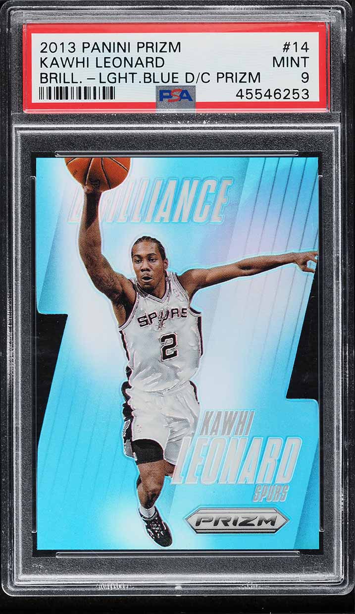 その他 2013-14 Prizm Kawhi Leonard /199 PSA9 2013 Panini Prizm Brilliance Light Blue Die-Cut Kawhi Leonard /199
