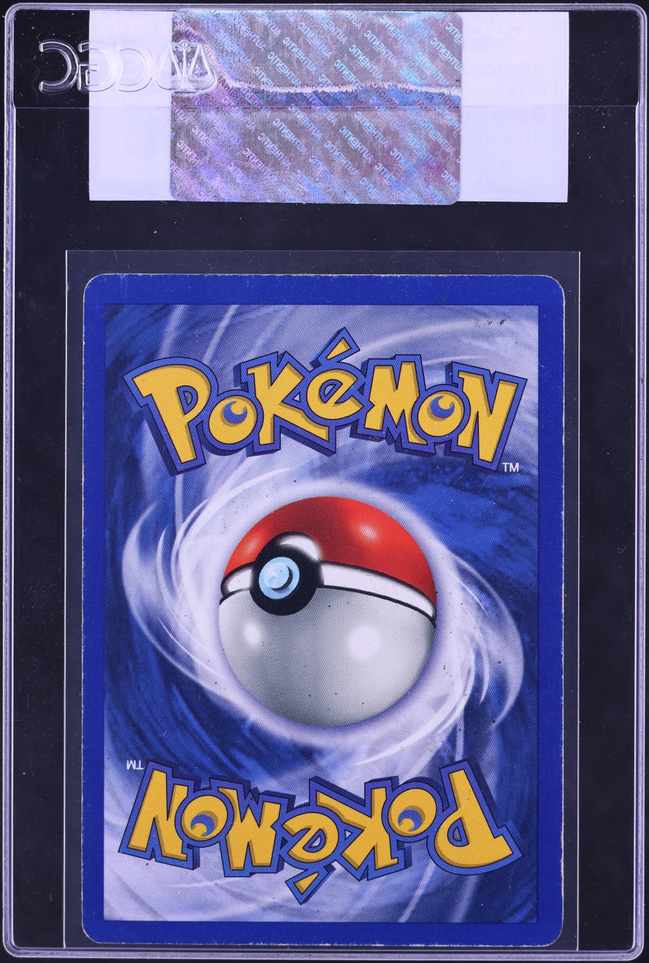 1999 Pokemon Base Set Shadowless Holo Hitmonchan #7 CGC AUTH