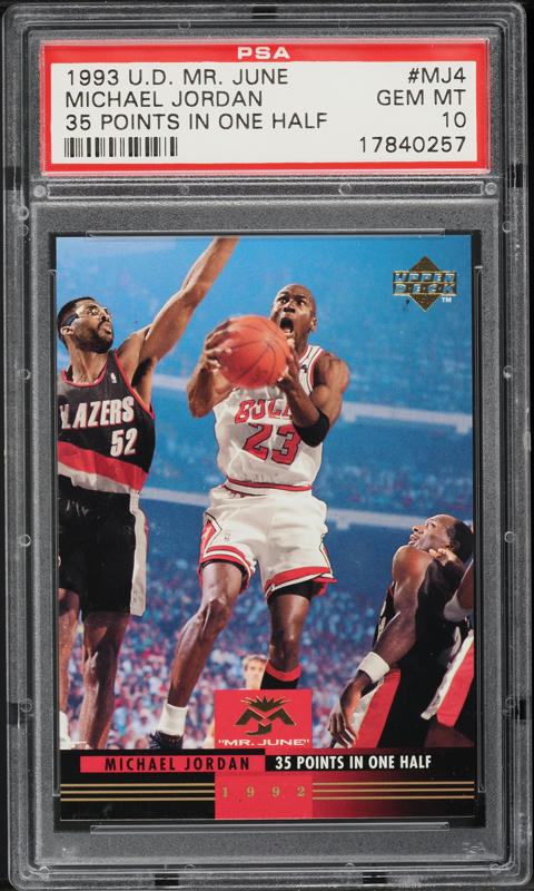 マイケルジョーダン 1993 Upper Deck PSA 9 1993 Upper Deck #23 Michael Jordan PSA 9 | eBay