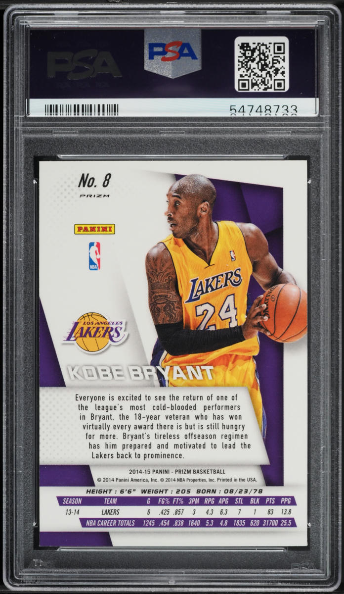 その他 Kobe Bryant Limited Edition PSA 10 2014 Panini Select - Signatures #S-KB Kobe Bryant /60 AUTO PSA 10