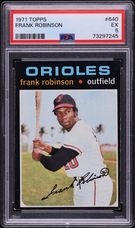 1971 Topps Frank Robinson #640 PSA 5 EX