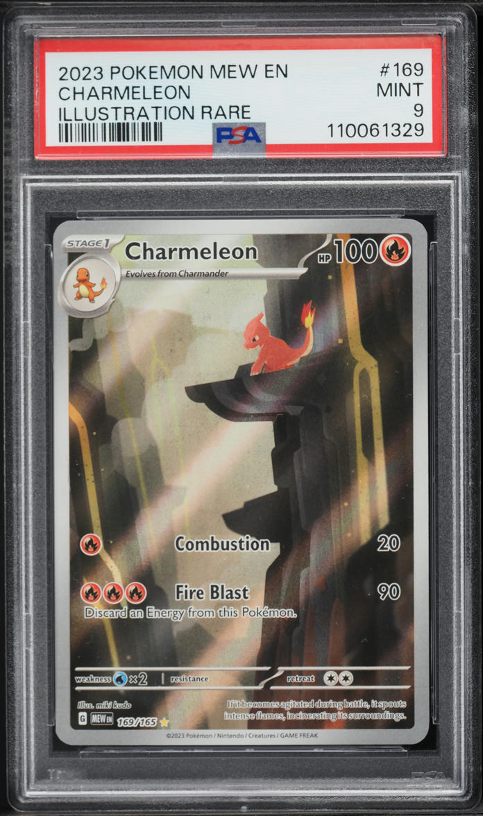 2023 Pokemon Scarlet & Violet 151 IR Charmeleon #169 PSA 9 MINT