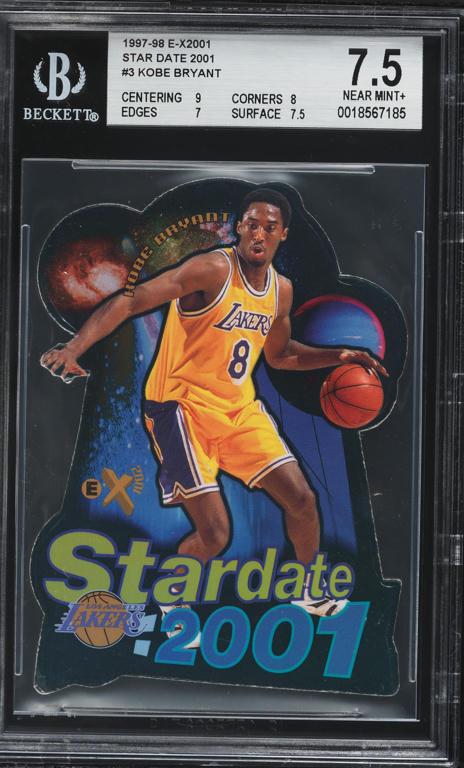 1997 Skybox E X2001 Kobe Bryant #8 PSA 9 MINT on Fanatics Collect