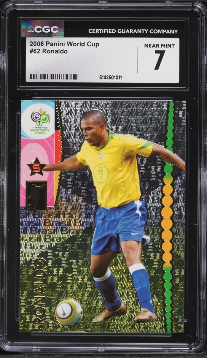 2006 Panini World Cup Germany Ronaldo #62 CGC 7 NRMT