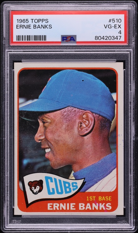 1965 Topps Ernie Banks #510 PSA 4 VGEX