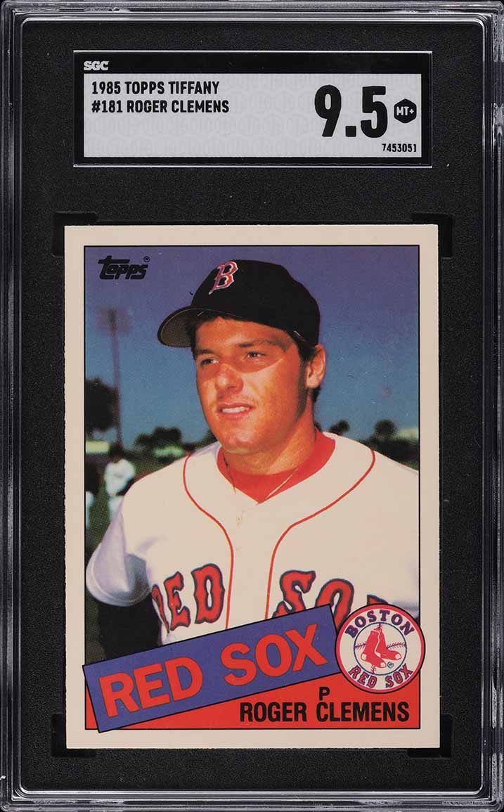 1985 Topps Tiffany Roger Clemens ROOKIE #181 SGC 9.5 MINT+