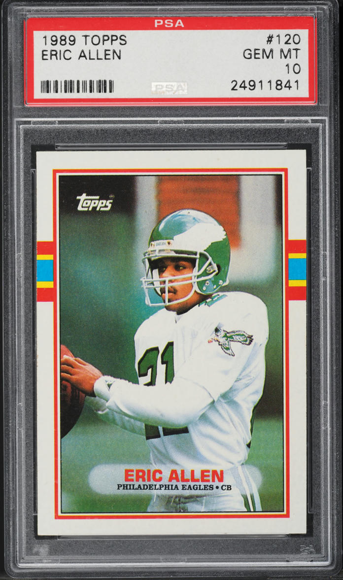 1989 Topps Eric Allen ROOKIE #120 PSA 10 GEM MINT