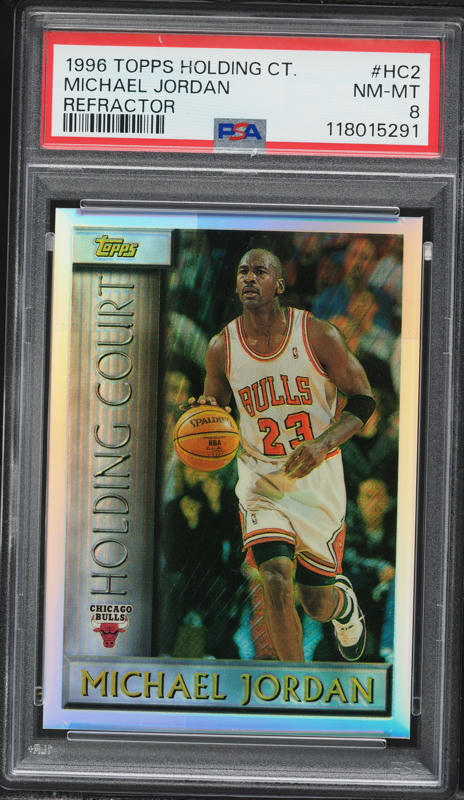 1996 Topps Chrome Refractor Michael Jordan #139 PSA 9 MINT on