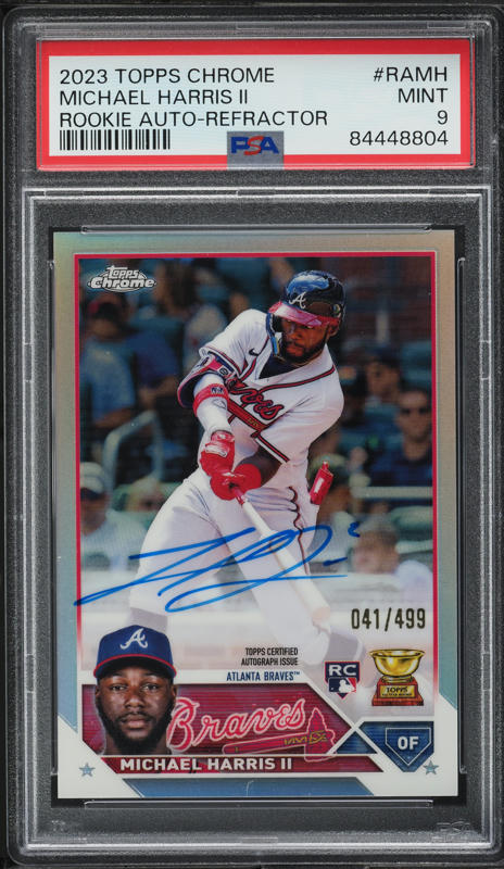 2023 Bowman Chrome Sapphire Michael Harris II ROOKIE #31 CGC