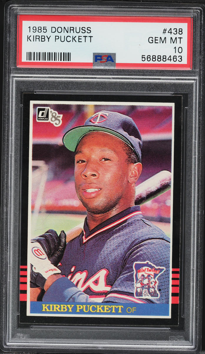 1985 Donruss Kirby Puckett ROOKIE #438 PSA 10 GEM MINT