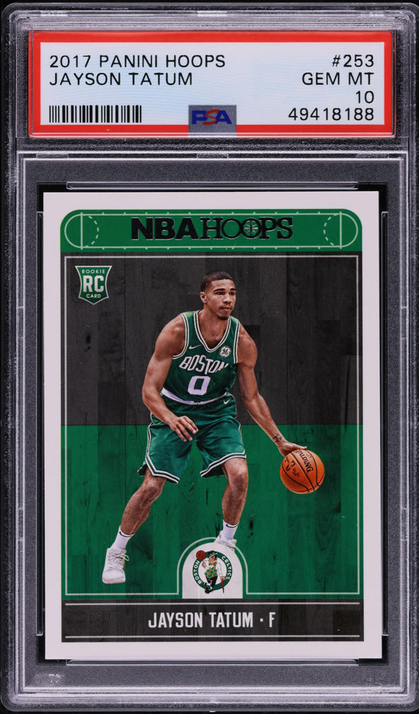 2017 Hoops Jayson Tatum ROOKIE #253 PSA 10 GEM MINT on