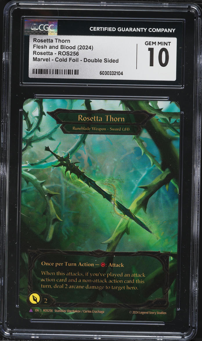 2024 Flesh & Blood Rosetta Cold Foil Double Sided Rosetta Thorn