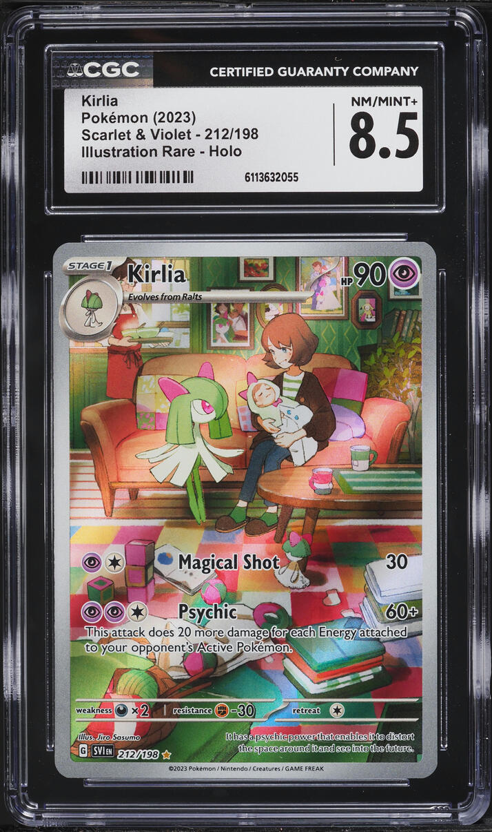 2023 Pokemon Scarlet & Violet IR Kirlia #212 CGC 8.5 NM-MT+