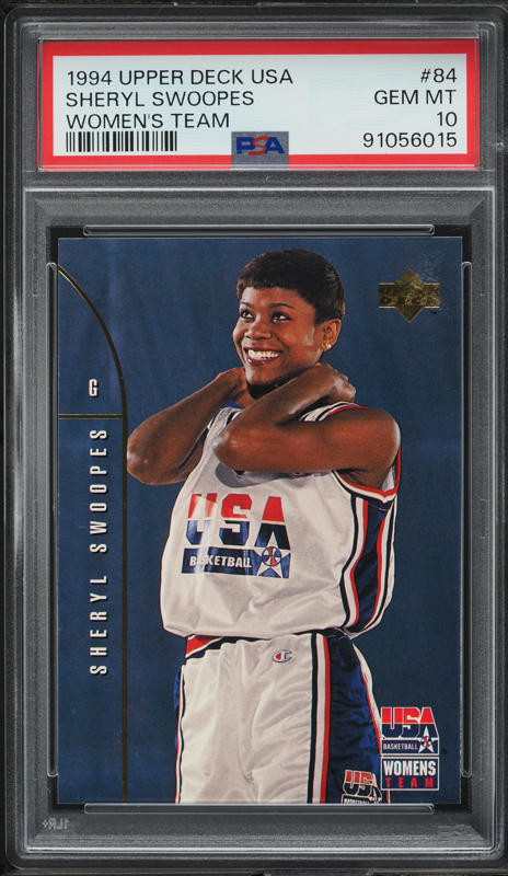 1994 Upper Deck USA Women's Team Sheryl Swoopes ROOKIE #84 SGC 10