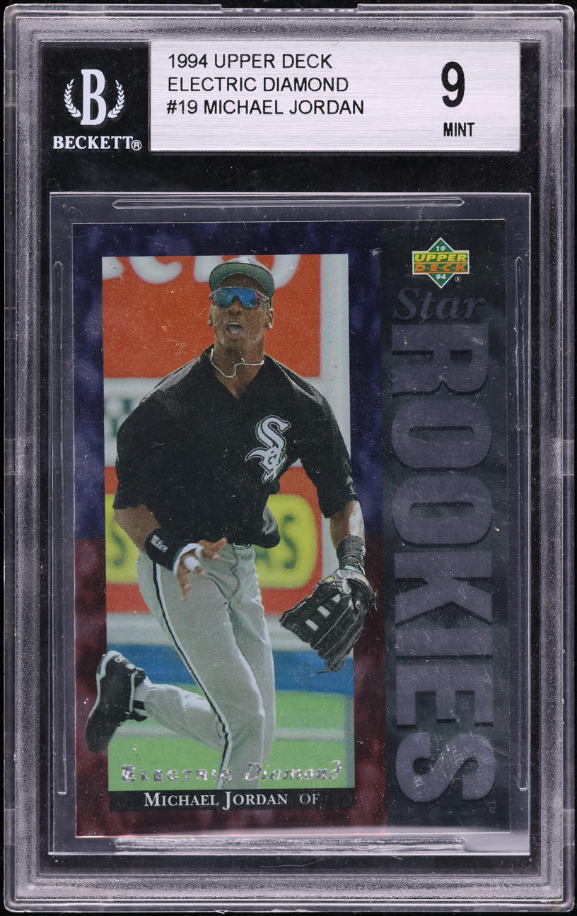 1994 Upper Deck Electric Diamond Michael Jordan ROOKIE #19 BGS 9 MINT