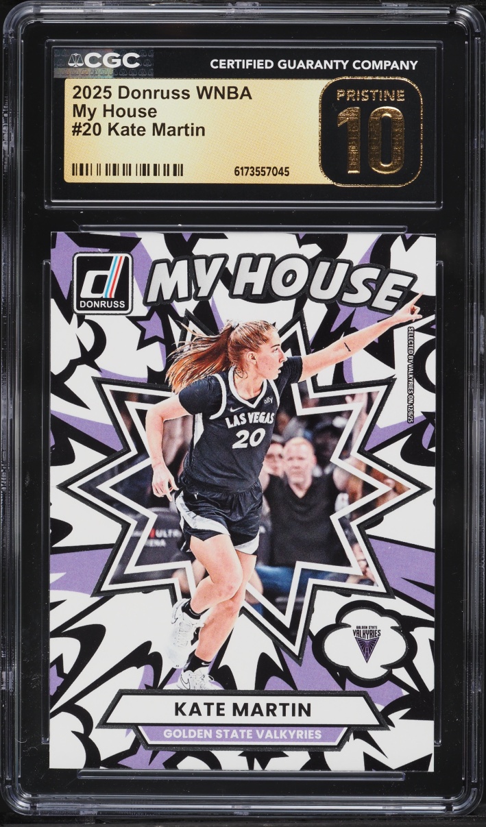 2025 Donruss WNBA My House Kate Martin #20 CGC 10 PRISTINE