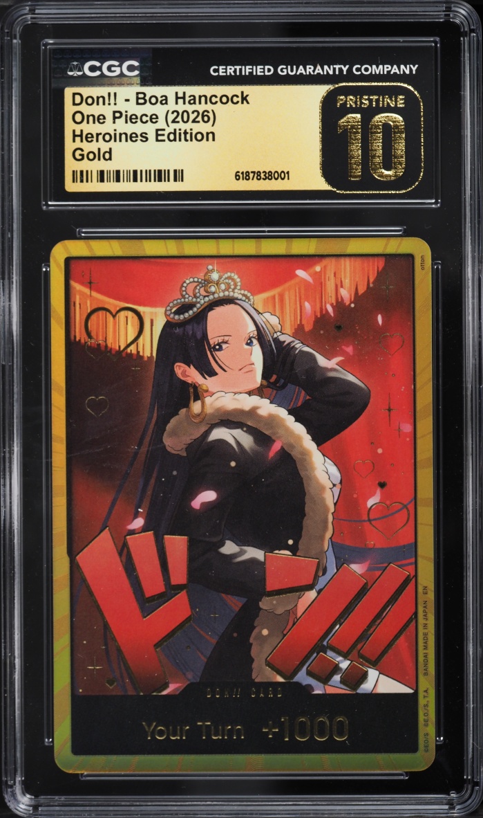 2026 One Piece Heroines Edition Gold Don!! Boa Hancock CGC 10 PRISTINE