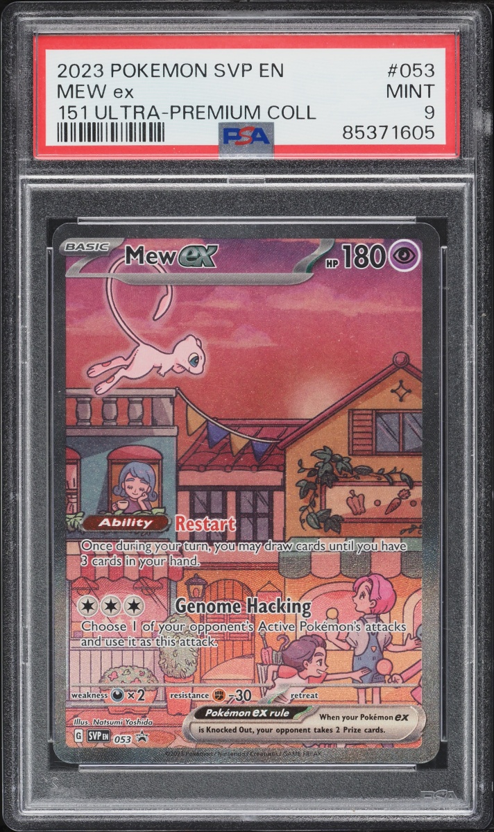 2023 Pokemon Scarlet & Violet Promo 151 Ultra Premium Collection Full Art Mew ex #53 PSA 9 MINT