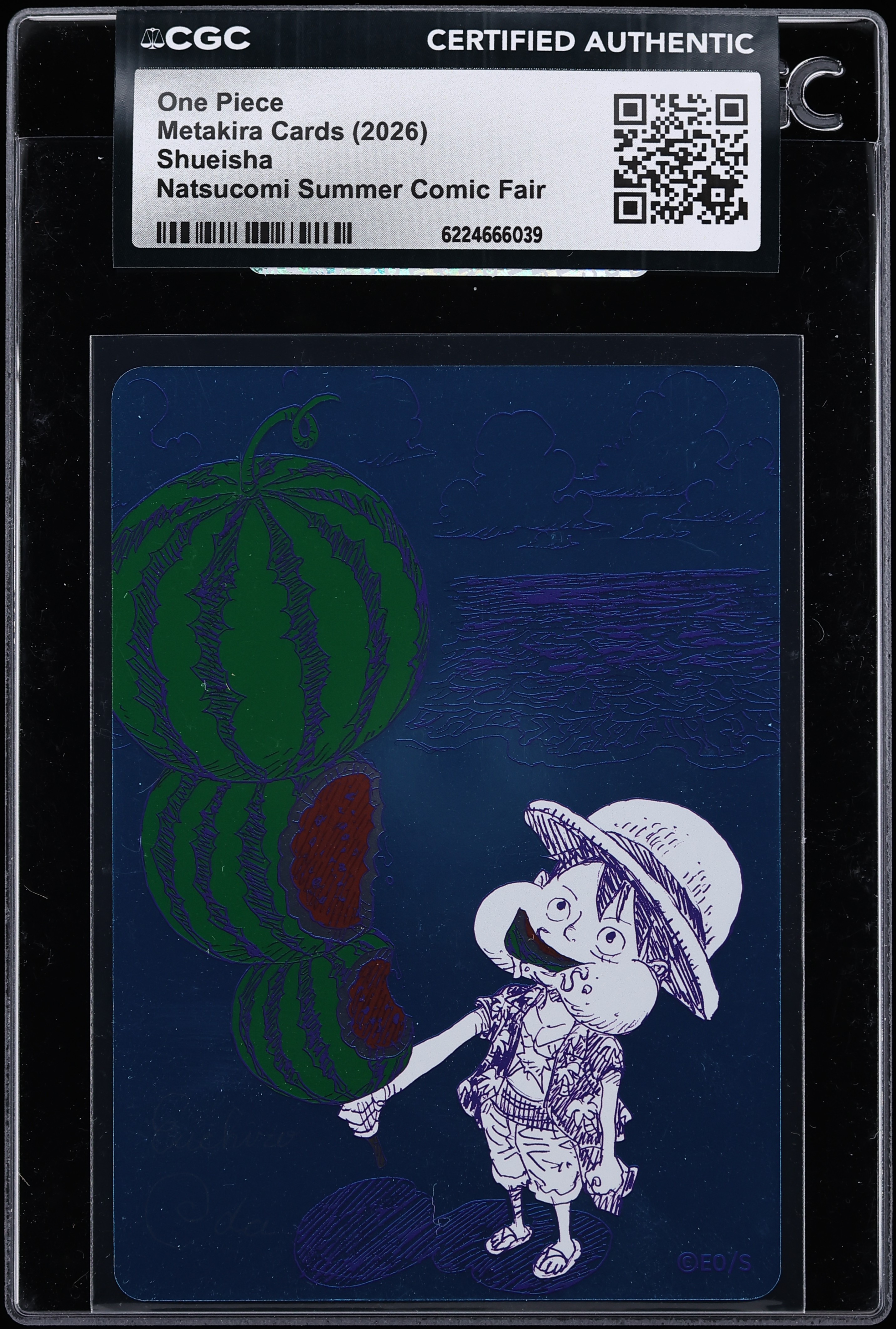 2026 One Piece Metakira Cards Shueisha Natsucomi Summer Comic Fair CGC AUTH