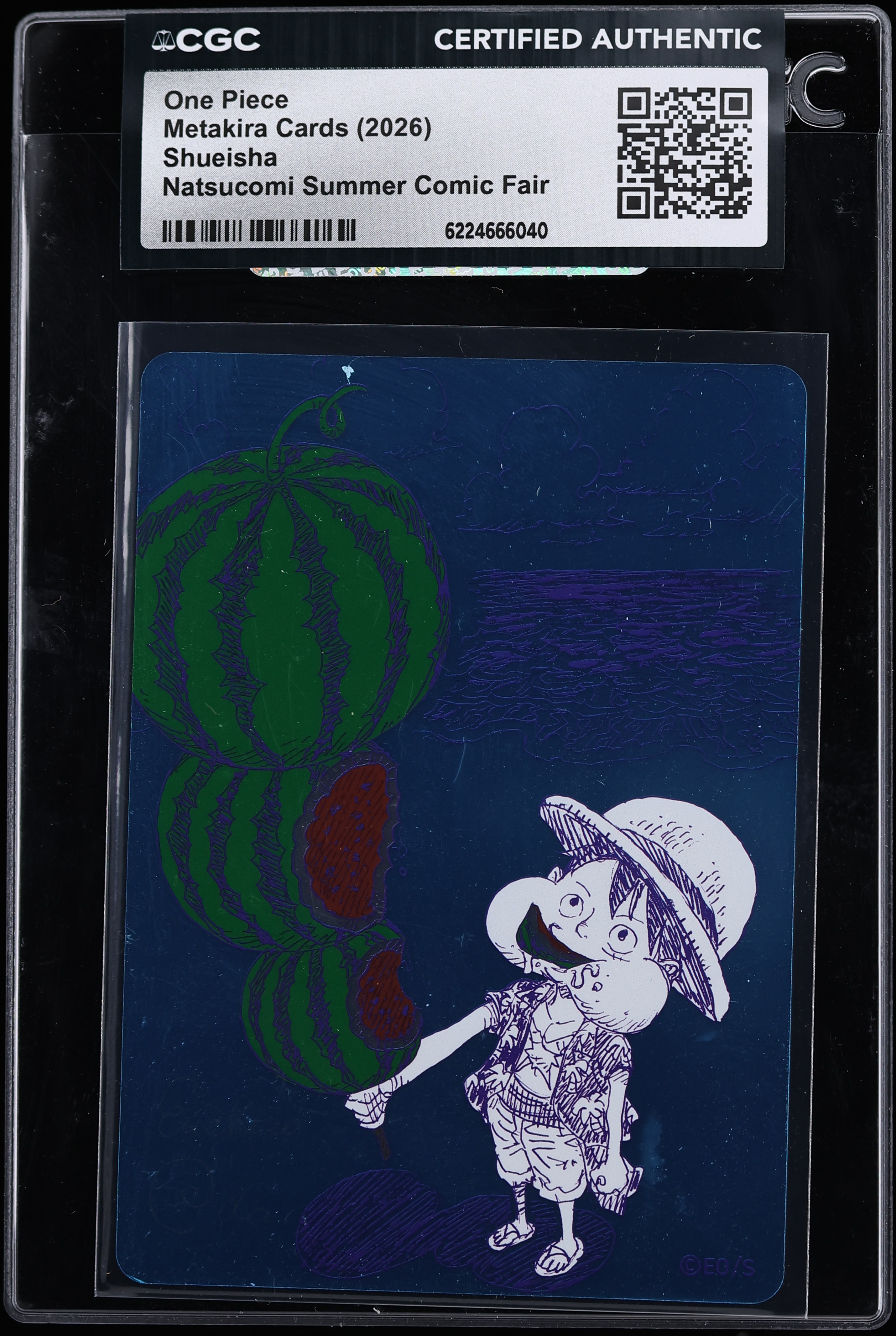 2026 One Piece Shueisha Metakira Cards Natsucomi Summer Comic Fair CGC AUTH