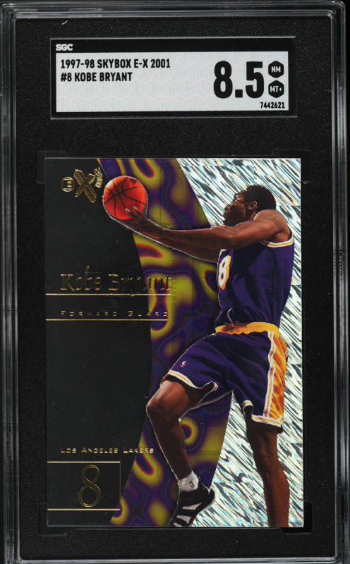 1998 Skybox E-X Century Dunk 'N Go Nuts Kobe Bryant #6DG PSA