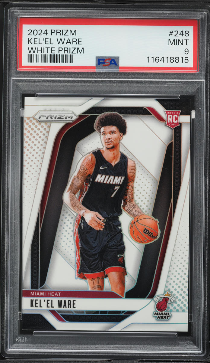 2024 Panini Prizm White Kel'el Ware ROOKIE /175 #248 PSA 9 MINT