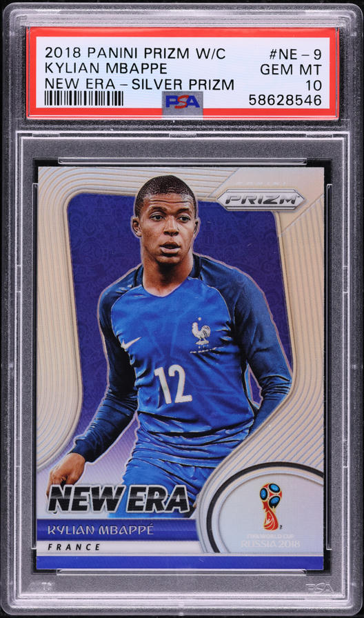 2018 Panini Prizm World Cup New Era Silver Kylian Mbappe ROOKIE