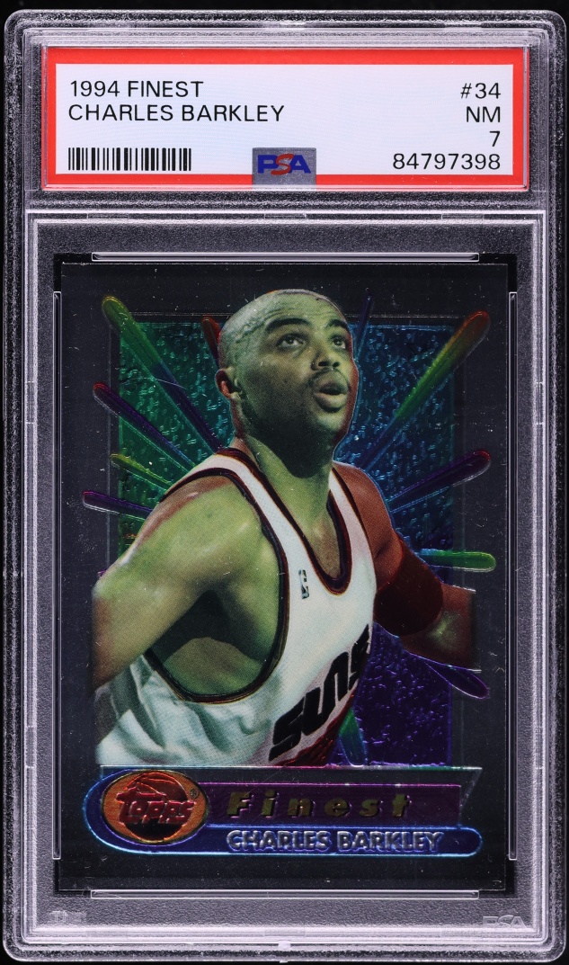 1994 Finest Charles Barkley #34 PSA 7 NRMT