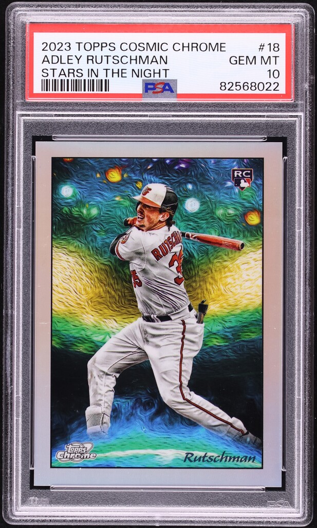 2023 Topps Chrome Cosmic Stars In The Night Adley Rutschman ROOKIE #STN-18 PSA 10 GEM MINT