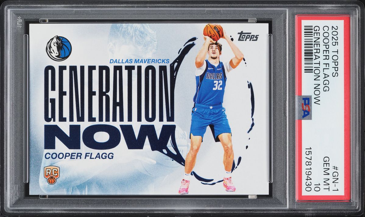 2025 Topps Generation Now Cooper Flagg ROOKIE #GN-1 PSA 10 GEM MINT